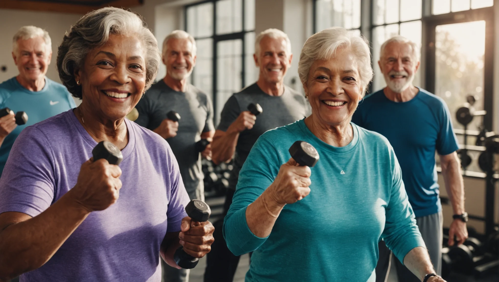 Haltères et seniors : révélez la force cachée à tout âge !